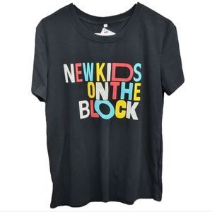 NEW KIDS ON THE BLOCK‎ NKOTB Black Tshirt Size S